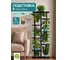 Подставка №4 GARDEN SHOW, 8 полок, МДФ (темное дерево), 36х23,4х135,8 см, металл черный 266415 4