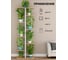 Подставка №4 GARDEN SHOW, 8 полок, МДФ (светлое дерево), 36х23,4х135,8 см, металл белый, 266414 1