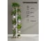 Подставка №3 GARDEN SHOW 7 полок, МДФ (светлое дерево), 36х23,4х119,8 см, металл белый 266412 1