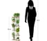 Подставка №2 GARDEN SHOW, 6 полок, МДФ (светлое дерево), 36х23,4х106,4 см, металл белый 266410 4