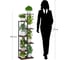 Подставка № 10 для высоких растений GARDEN SHOW, 8 мест, МДФ (венге), 46х27,5х154,5 см, металл черный, с креплением к стене 266689 3
