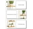 Подставка №12 GARDEN SHOW, 5 полок, мдф (светлое дерево), 30х30х106,5 см, металл белый 266715 3