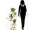 Подставка №12 GARDEN SHOW, 5 полок, мдф (светлое дерево), 30х30х106,5 см, металл белый 266715 4