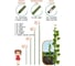 Опора для растений GARDEN SHOW металл в пластике h 120см, 20 шт/ уп, 466137_20 4