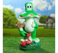 Садовая фигура СИМАЛЕНД Жаба с грибами 50 см 4364043