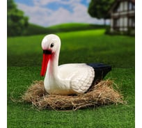 Садовая фигура СИМАЛЕНД Аист для гнезда большая 7830815