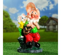 Садовая фигура СИМАЛЕНД Гном с зайцем 53 см 4364042