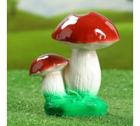 Садовая фигура СИМАЛЕНД Пара Боровичков на траве 17х12х17 см 835470