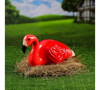 Садовая фигура СИМАЛЕНД Фламинго для гнезда 7836189