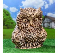 Садовый светильник СИМАЛЕНД Сова мама шамот, 53 см 1389064