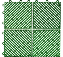 Садовые дорожки, покрытие для сада, дачи, террасы, бассейна ПластФактор City 1 кв.м. зеленый 4627080346789