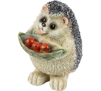 Садовая фигурка PARK Ёжик маленький с яблоками, 15 см 169457