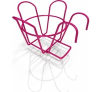 Корзина-крепление Удачный Сезон Цветочек красная 8002