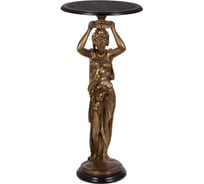 Декоративная подставка BOGACHO Гречанка бронзового цвета 13006/Б/450ОрехКШР