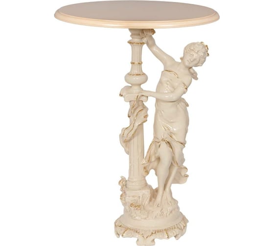 Декоративная подставка BOGACHO Летний вечер бежевого цвета 13007/АС/450Ас 1