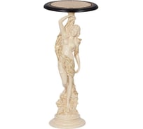 Декоративная подставка BOGACHO Изабель бежевого цвета 13057/АС/340ОрехБеж