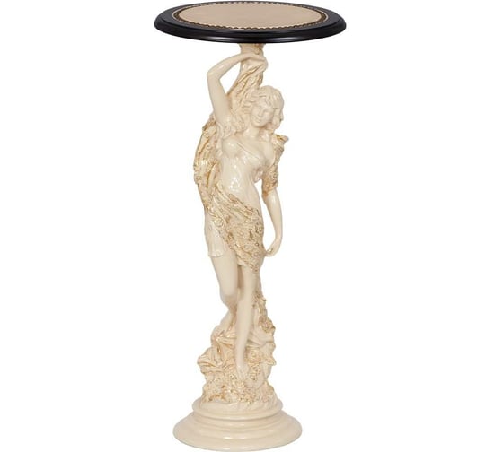 Декоративная подставка BOGACHO Изабель бежевого цвета 13057/АС/340ОрехБеж 1