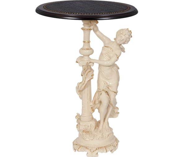 Декоративная подставка BOGACHO Летний вечер бежевого цвета 13007/АС/450ОрехКШР 1