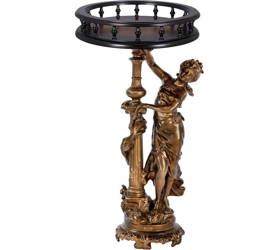 Декоративная подставка BOGACHO Летний вечер бронзового цвета 13007/Б/340/2Орех 1