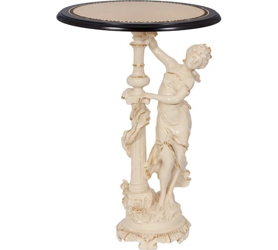 Декоративная подставка BOGACHO Летний вечер бежевого цвета 13007/АС/450ОрехБеж 1