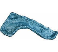 Супер большой ручей Ресурс 165x78x13 см, синий 21402