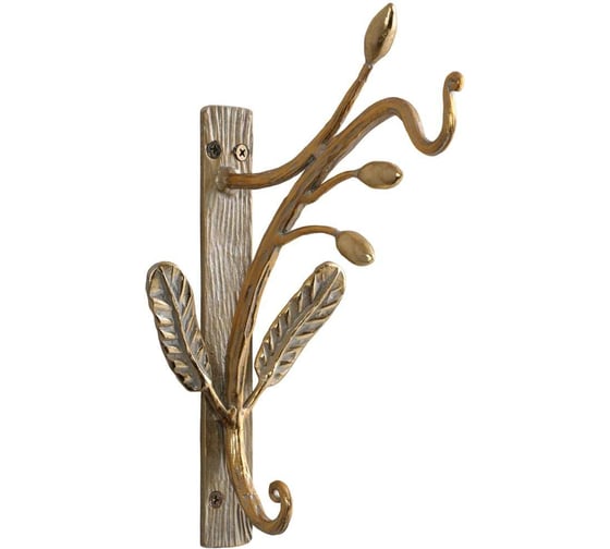 Держатель для кашпо BOGACHO Oliva Branch 79030/золотистый 1