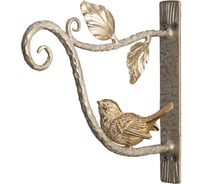 Держатель для кашпо BOGACHO Птичка Терра Ливз 79031/золотистый