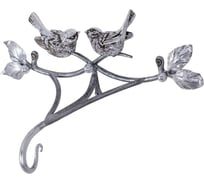 Держатель для кашпо BOGACHO Птичка Терра Спринг 79035/серебристый