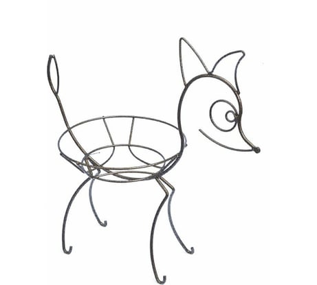 Настольная подставка на 1 горшок ПРОФСАНМОНТАЖ Лисенок 45х48х22 см 056676