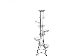 Напольная подставка ПРОФСАНМОНТАЖ Березка витая, на 9 горшков, четырехгранная, 172х59х59 см 016862