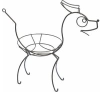 Настольная подставка на 1 горшок ПРОФСАНМОНТАЖ Собака 45х48х22 см 056348