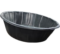 Декоративный садовый пруд GLQ прочный, 480 л, 135x135x45см, черный 480 GLQ
