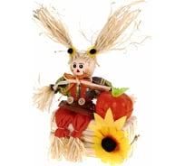 Садовая соломенная фигурка Gloria Garden Пугало 22 см 7320127-1