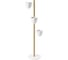Подставка для растений Umbra Floristand, белая/натуральное дерево, 3 горшка 1013880-668 1