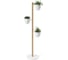 Подставка для растений Umbra Floristand, белая/натуральное дерево, 3 горшка 1013880-668 4