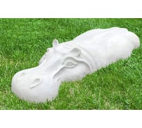 Садовая фигура Дигрус Бегемот Bаby белый СФ-Бb-Б/Д