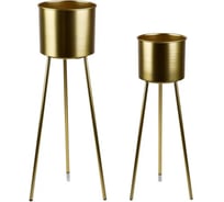 Подставка под кашпо ZDK Homium Flower Duet Trendy 2 шт. standIron04