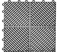 Садовые дорожки, покрытие для сада, дачи, террасы, бассейна ПластФактор City 1 кв.м., черный 4630027112699