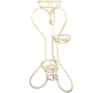 Подставка для цветов на 3 горшка ООО Ярмарка-Тверь Тюльпан -3 слоновая кость ХТ7364СК