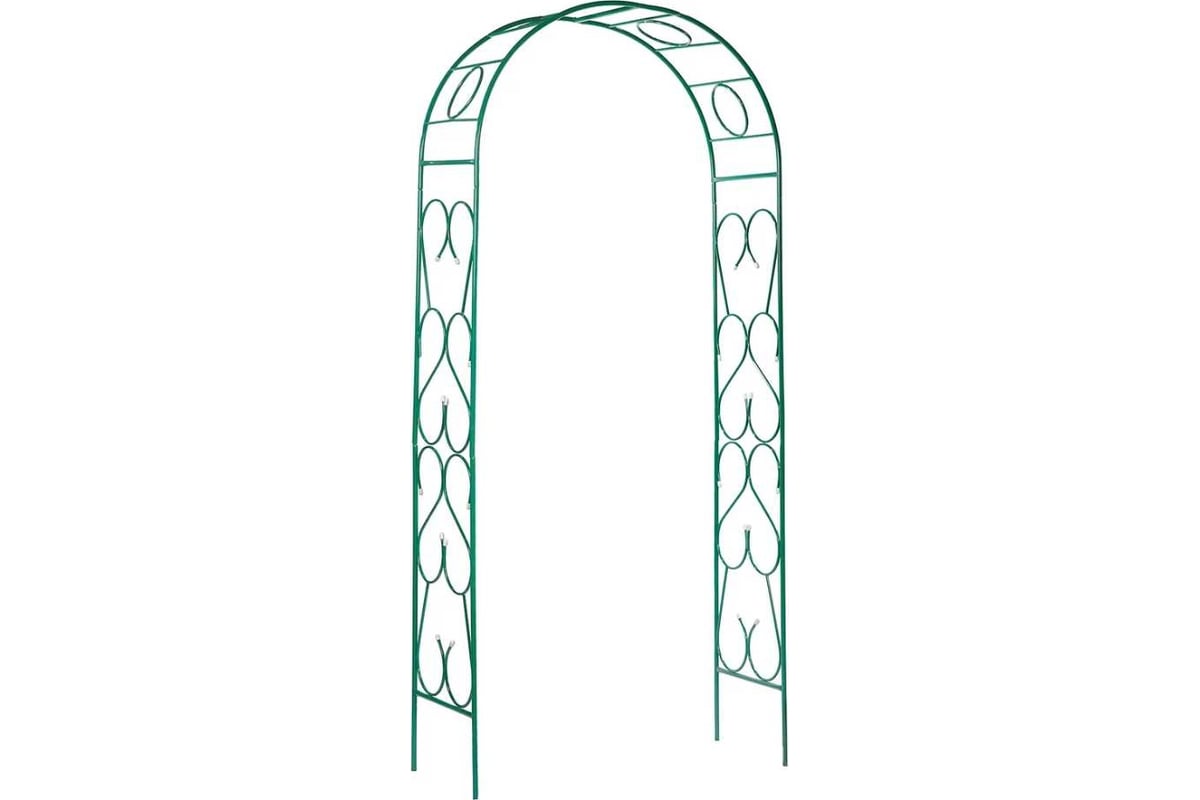 Разборная большая арка ООО Ярмарка-Тверь Тюльпан зеленая, труба диам.16 и  10 мм Т1032