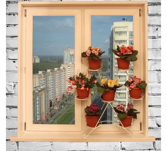 Стойка для цветов на подоконник Garden Dreams Рябчик на 7 горшков 4620769392442