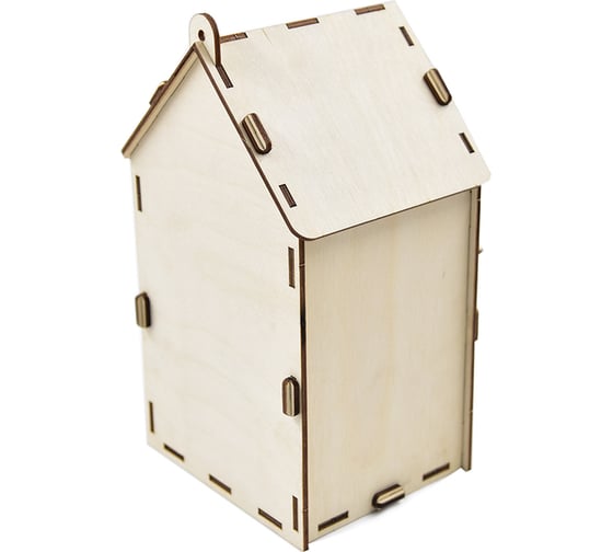 Деревянная модель для сборки PREZENT Скворечник 5, 17.5x23x13.5 см СКВ-005