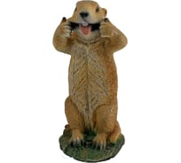 Садовая фигурка ФлораПласт Бурундук показывает язык высота 27 см 067810