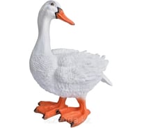 Садовая фигурка ФлораПласт Гусь белый 45 см 016948