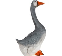 Садовая фигурка ФлораПласт Гусь с длинной шеей высота 50 см 067813