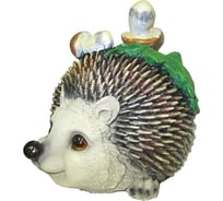 Садовая фигурка ФлораПласт Еж с грибами высота 23 см 019302