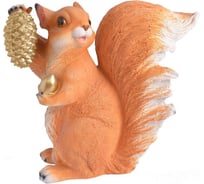 Садовая фигурка ФлораПласт Белка с шишкой длина 20 см, высота 28 см 067807