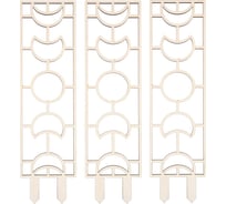 Опора для комнатных растений INBLOOM шпалера, 3 шт, 30x8 см, дерево 173-072