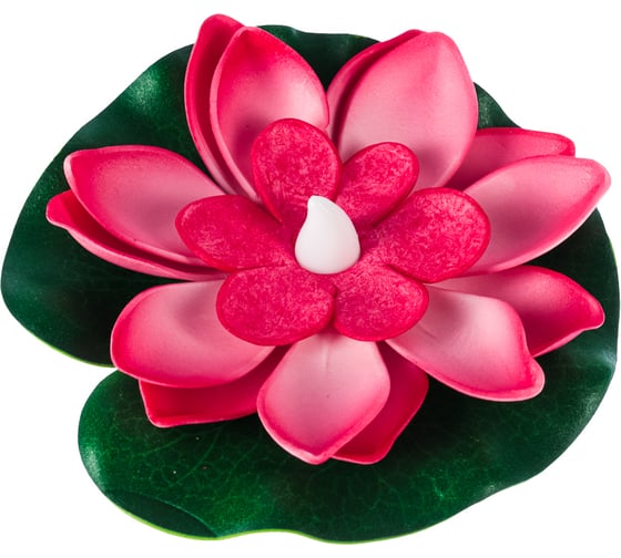 Фигура для пруда INBLOOM диаметр 10 см, с подсветкой 1 LED СR2032, пластик, 6 цветов 171-017