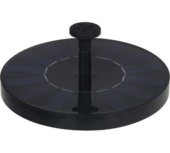 Фонтан INBLOOM на солнечной батарее диаметр 16 cм 7V/1.4W, DC 7V/150MA, 160 л/час, пластик 171-018